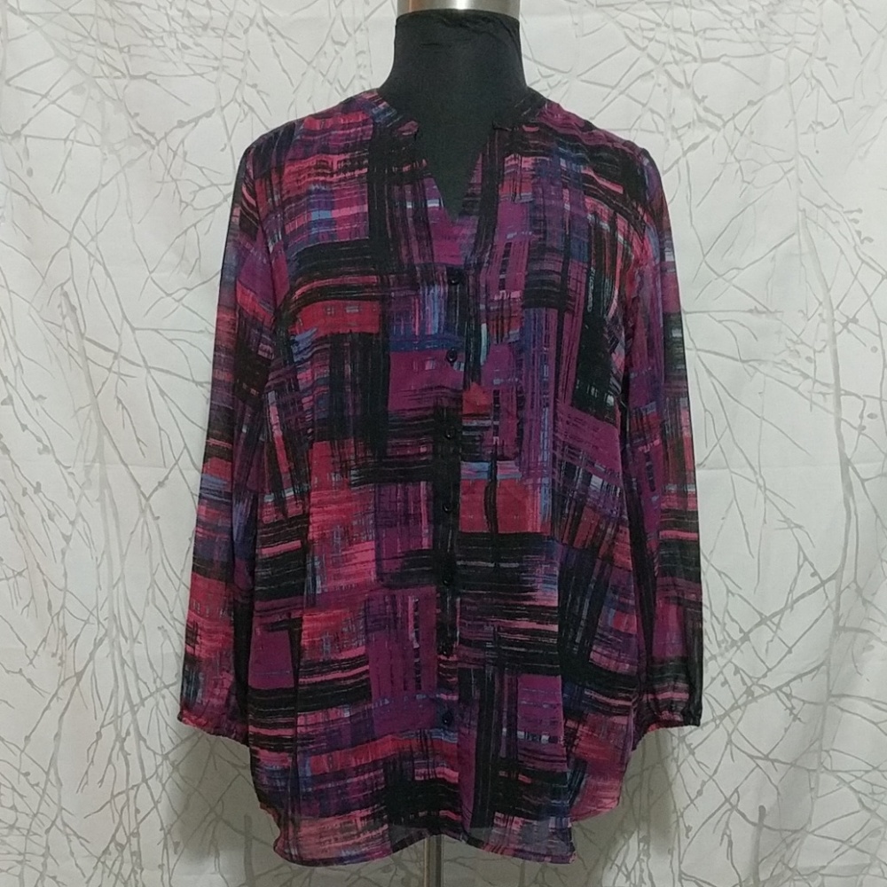 💜Faded Glory blouse